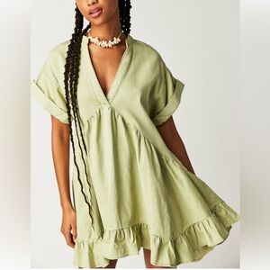 FREE PEOPLE Agnes Denim Dress